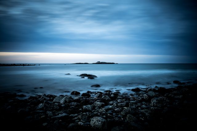 Time-lapse Photography of Rocks by the Sea - Download Free Stock Photos Pikwizard.com