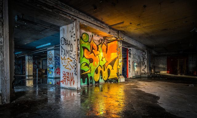 Graffiti in Abandoned Building - Download Free Stock Photos Pikwizard.com