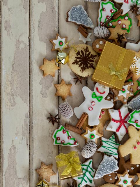 Various christmas cookies and decoration - Download Free Stock Photos Pikwizard.com