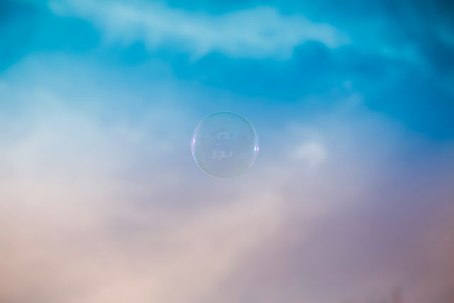 a bubble in the sky - Download Free Stock Photos Pikwizard.com