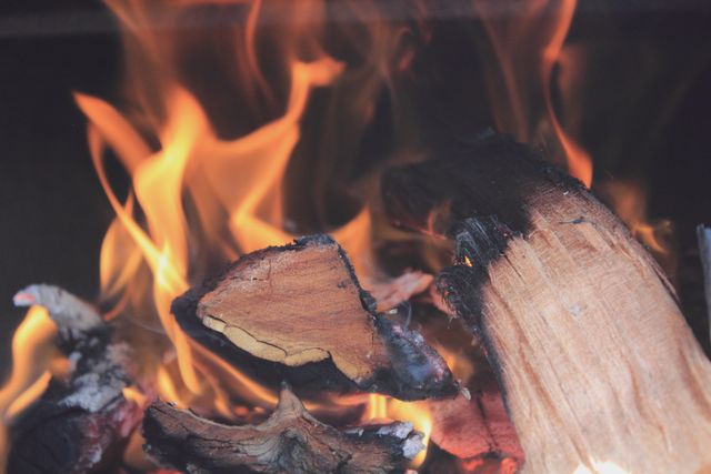 Campfire fire fireplace wood burning - Download Free Stock Photos Pikwizard.com