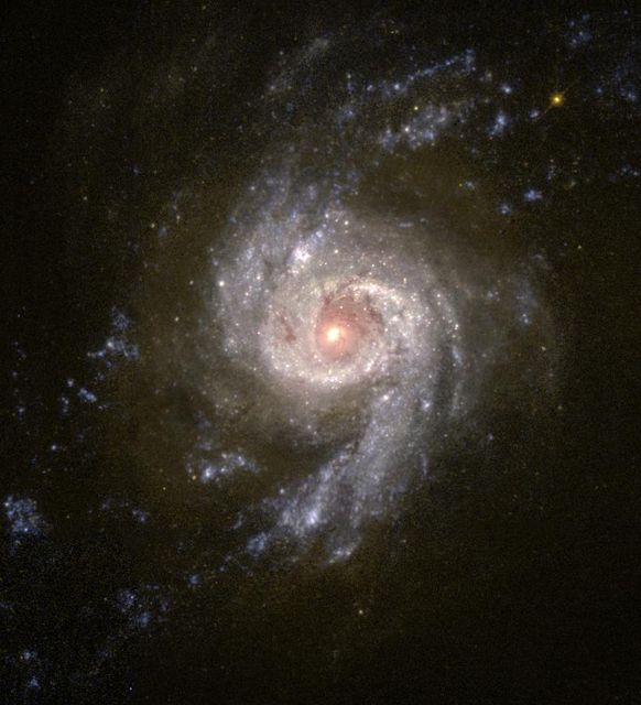 Scientists using NASA Hubble Space Telescope are studying the colors of star clusters to determine the age and history of starburst galaxies, a technique somewhat similar to the process of learning the age of a tree by counting its rings.