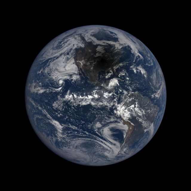 NASA's EPIC View of 2017 Eclipse Across America - Download Free Stock Photos Pikwizard.com