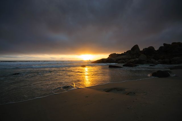 Sun Sunset Beach - Download Free Stock Photos Pikwizard.com