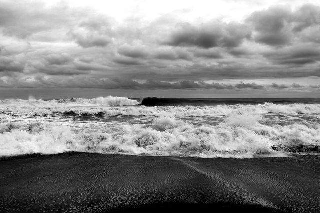 Waves shore ocean- Download Free Stock Photos Pikwizard.com