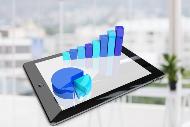 Graphs on a digital tablet - Download Free Stock Photos Pikwizard.com