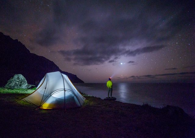 Tent night adventure camping - Download Free Stock Photos Pikwizard.com