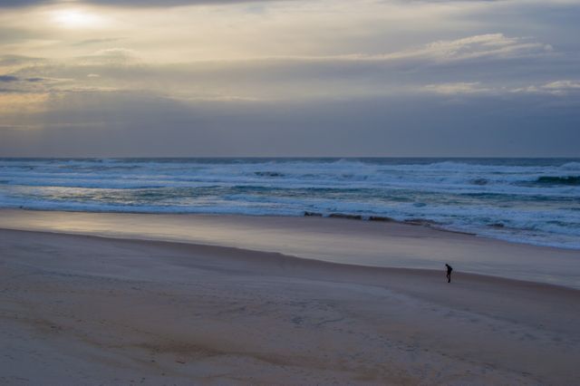 Beach waves sand ocean - Download Free Stock Photos Pikwizard.com