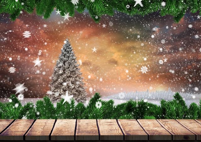 Digitally generated image of Christmas background - Download Free Stock Photos Pikwizard.com