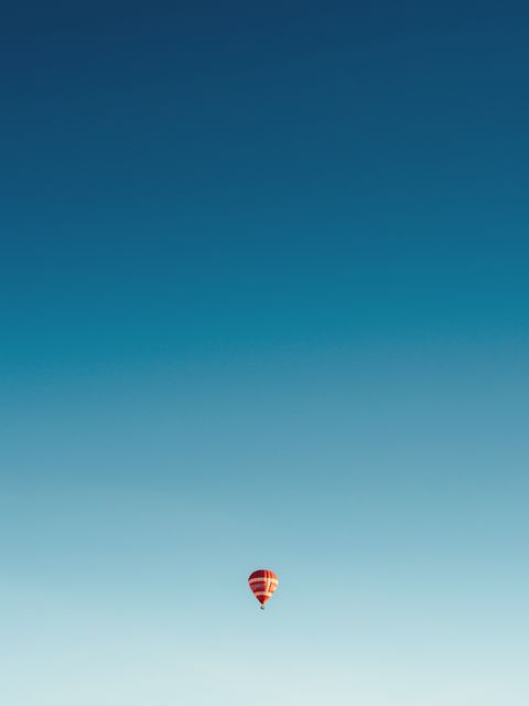 Hot air balloon in the sky - Download Free Stock Photos Pikwizard.com