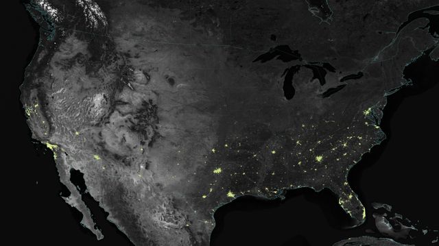 City lights shine brighter during the holidays in the United States when compared with the rest of the year, as shown using a new analysis of daily data from the NASA-NOAA Suomi NPP satellite. Dark green pixels are areas where lights are 50 percent brighter, or more, during December.   Because snow reflects so much light, the researchers could only analyze snow-free cities. They focused on the U.S. West Coast from San Francisco and Los Angeles, and cities south of a rough imaginary line from St. Louis to Washington, D.C.  Credit: Jesse Allen, NASA’s Earth Observatory  Read more: <a href="http://www.nasa.gov/content/goddard/satellite-sees-holiday-lights-brighten-cities" rel="nofollow">www.nasa.gov/content/goddard/satellite-sees-holiday-light...</a>  <b><a href="http://www.nasa.gov/audience/formedia/features/MP_Photo_Guidelines.html" rel="nofollow">NASA image use policy.</a></b>  <b><a href="http://www.nasa.gov/centers/goddard/home/index.html" rel="nofollow">NASA Goddard Space Flight Center</a></b> enables NASA’s mission through four scientific endeavors: Earth Science, Heliophysics, Solar System Exploration, and Astrophysics. Goddard plays a leading role in NASA’s accomplishments by contributing compelling scientific knowledge to advance the Agency’s mission. <b>Follow us on <a href="http://twitter.com/NASAGoddardPix" rel="nofollow">Twitter</a></b> <b>Like us on <a href="http://www.facebook.com/pages/Greenbelt-MD/NASA-Goddard/395013845897?ref=tsd" rel="nofollow">Facebook</a></b> <b>Find us on <a href="http://instagram.com/nasagoddard?vm=grid" rel="nofollow">Instagram</a></b>