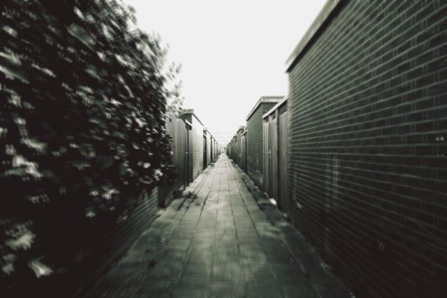 Grey Scale Photography of a Corridor - Download Free Stock Photos Pikwizard.com