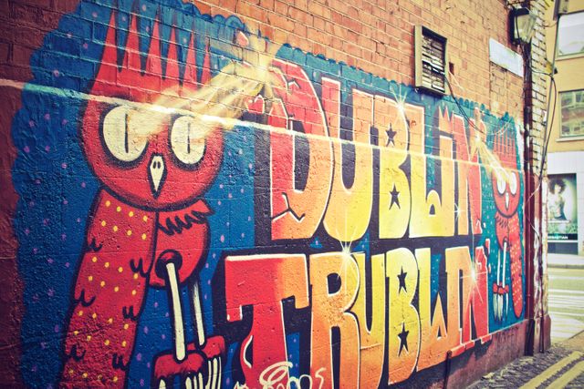 dublin trublin graffiti - Download Free Stock Photos Pikwizard.com