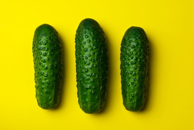 Fresh Cucumbers Background Stock Photo, Picture and Royalty Free Image.  Image 81523159.