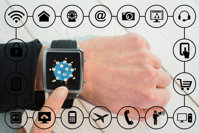 smartwatch and graphics - Download Free Stock Photos Pikwizard.com