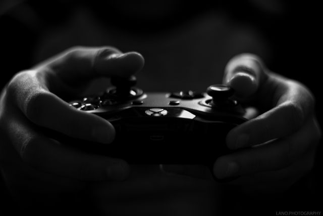 Gray Scale Image of Xbox Game Controller - Download Free Stock Photos Pikwizard.com