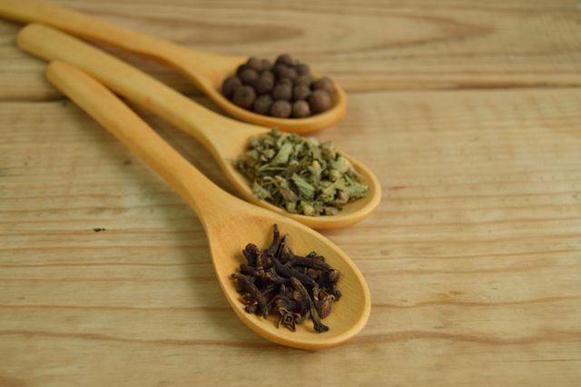 Vegetables and Beans on Brown Wooden Measuring Spoon - Download Free Stock Photos Pikwizard.com