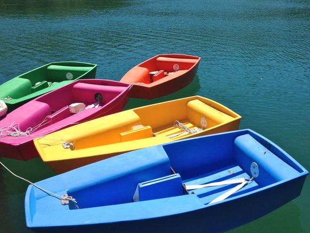 Colourful Boats - Download Free Stock Photos Pikwizard.com