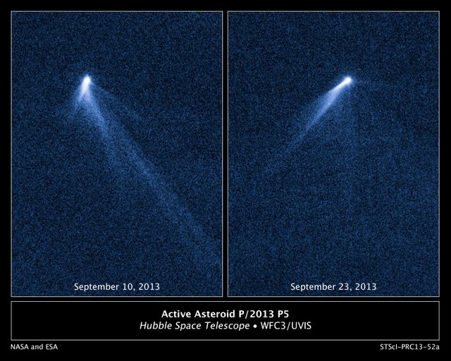 NASA's Hubble Sees Asteroid Spout Six Comet-like Tails - Download Free Stock Photos Pikwizard.com