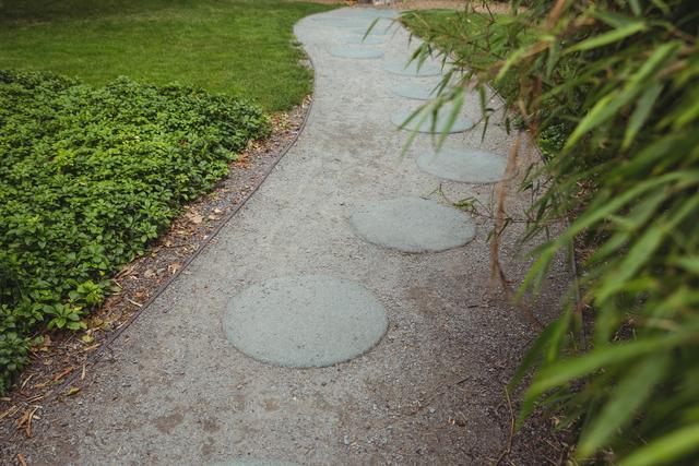 Stepping stone garden path, backgrounds