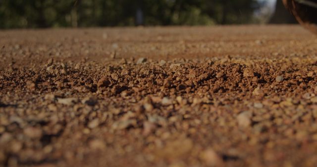 Close up of gravel road surface with copy space and depth of field - Download Free Stock Photos Pikwizard.com