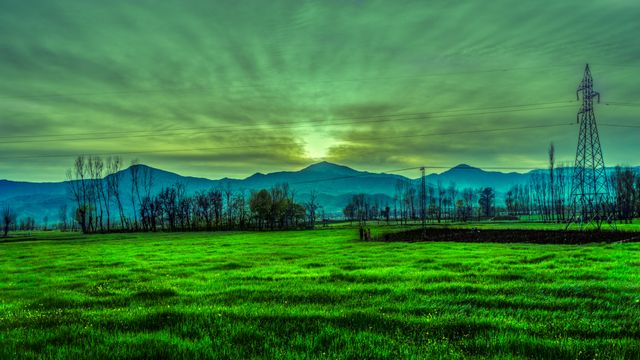 Silhouette Photography of Mountain Near Green Grass - Download Free Stock Photos Pikwizard.com