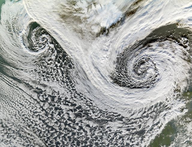Extratropical Cyclones near Iceland - Download Free Stock Photos Pikwizard.com