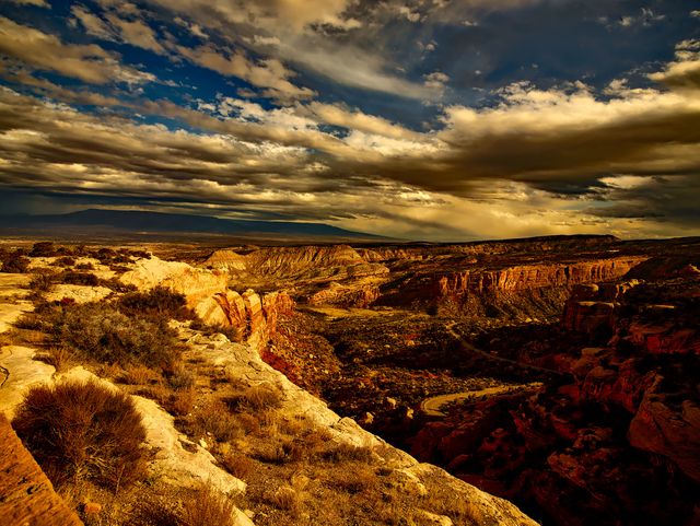 Canyon clouds dawn desert - Download Free Stock Photos Pikwizard.com