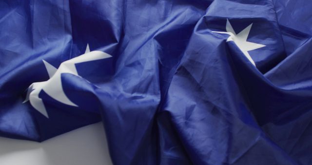 Image of creased flag of australia lying on white background - Download Free Stock Photos Pikwizard.com
