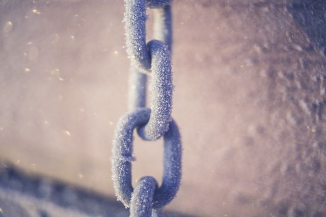 Icy Chain Links Free Photo - Download Free Stock Photos Pikwizard.com