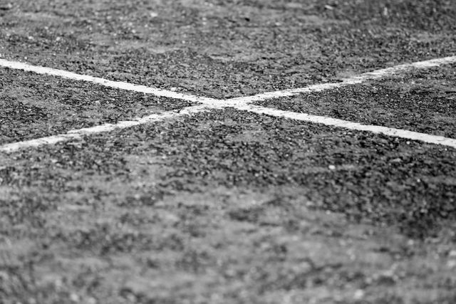 B w black and white car park cross - Download Free Stock Photos Pikwizard.com