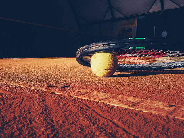 Ball tennis court racket - Download Free Stock Photos Pikwizard.com
