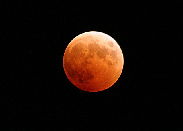 Blood cosmos full lunar eclipse - Download Free Stock Photos Pikwizard.com