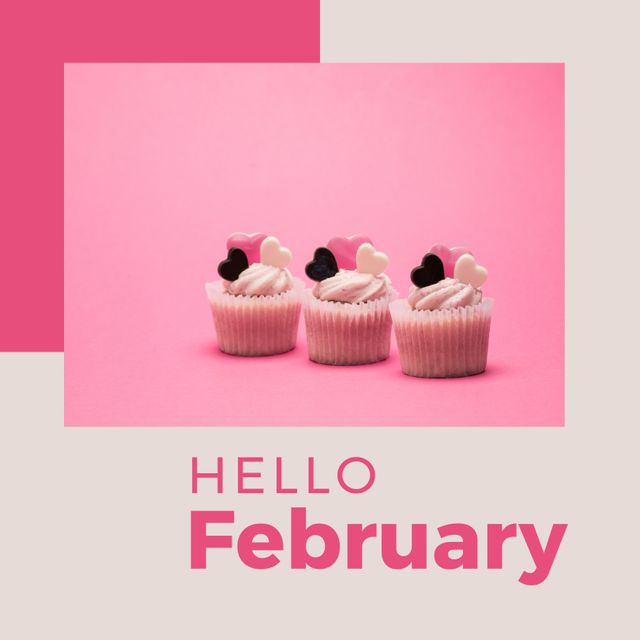 Free Pink cupcake Templates - PikWizard
