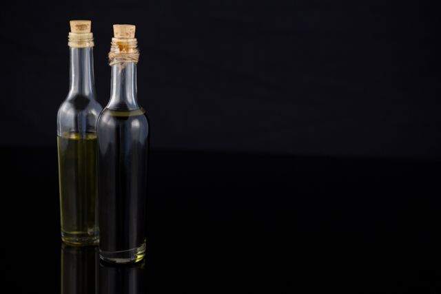 Olive oil and balsamic vinegar in bottle - Download Free Stock Photos Pikwizard.com