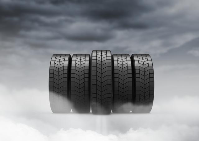 Tyres against cloudy sky - Download Free Stock Photos Pikwizard.com