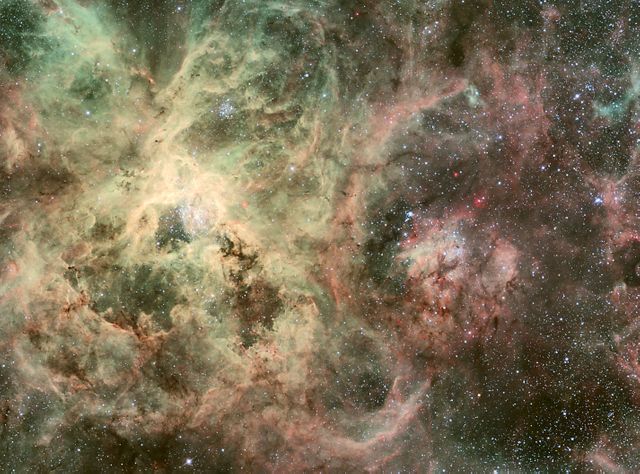 ESO 2.2-m WFI Image of the Tarantula Nebula - Download Free Stock Photos Pikwizard.com