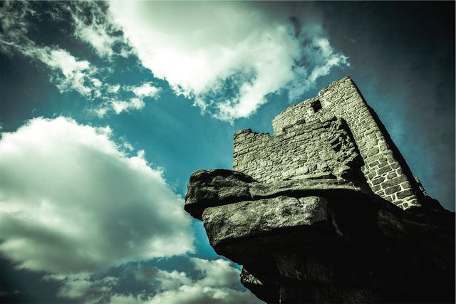 Castle wall stones  - Download Free Stock Photos Pikwizard.com