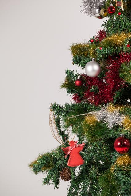 Close-up of christmas tree - Download Free Stock Photos Pikwizard.com