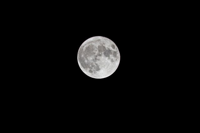 Moon in night sky - Download Free Stock Photos Pikwizard.com