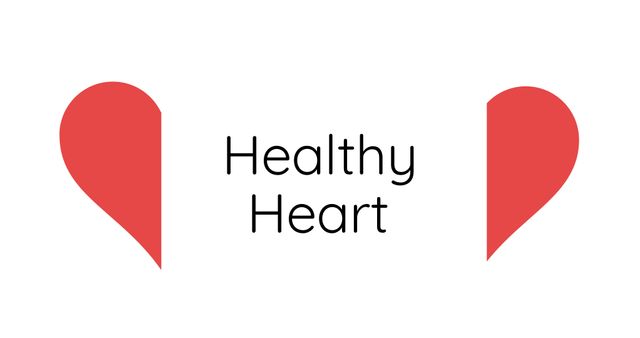 Illustration of healthy heart text between red halved heart shape on white background, copy space - Download Free Stock Photos Pikwizard.com