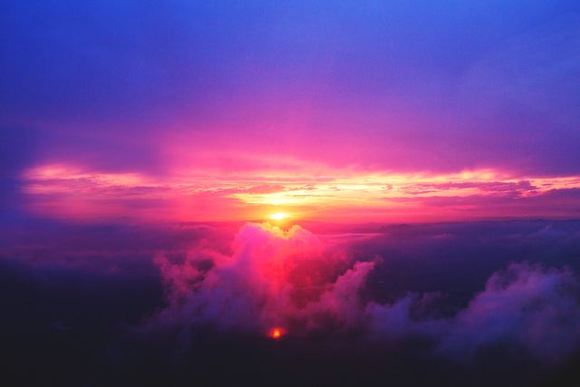 Sunset dusk sky - Download Free Stock Photos Pikwizard.com