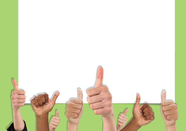 Thumbs up paper with green background - Download Free Stock Photos Pikwizard.com