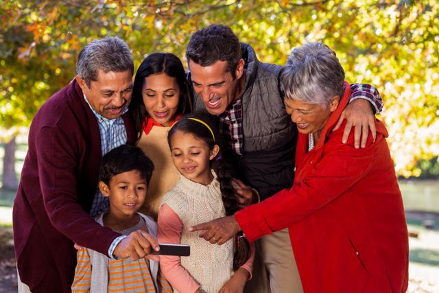 Happy multi-generation family taking selfie - Download Free Stock Photos Pikwizard.com