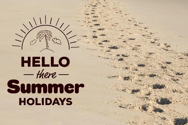 Hello there summer holidays vector  - Download Free Stock Photos Pikwizard.com
