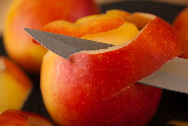 Apples fruit knife peel - Download Free Stock Photos Pikwizard.com