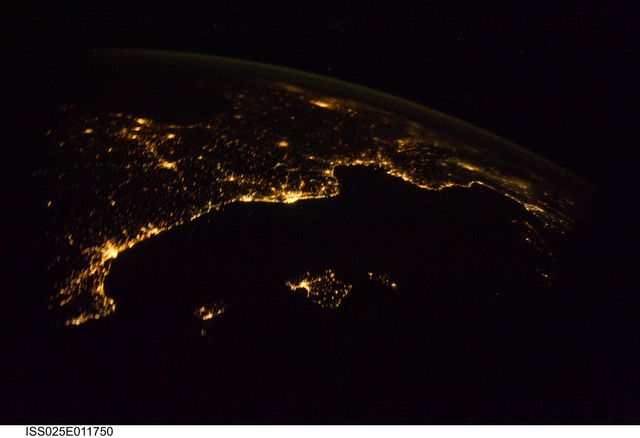 Night views of the Earth taken by the Expedition 25 crew - Download Free Stock Photos Pikwizard.com