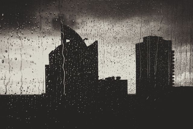 Raining rain drops window  - Download Free Stock Photos Pikwizard.com