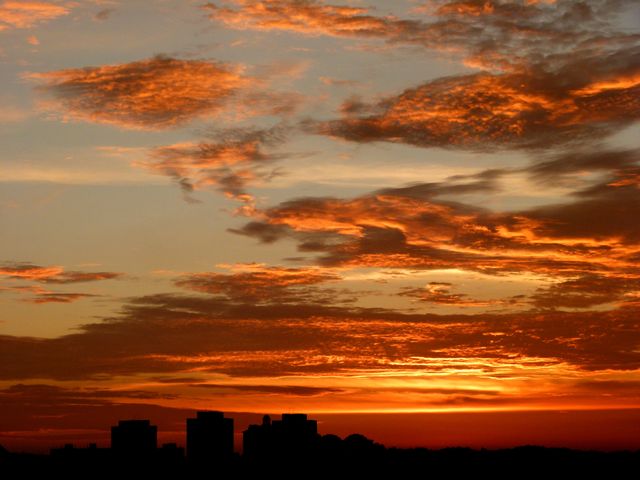 Orange Sky during Dawn - Download Free Stock Photos Pikwizard.com