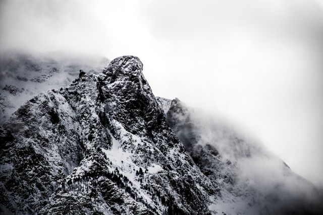 Mountain landscape snow summit - Download Free Stock Photos Pikwizard.com